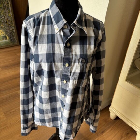 Navy Blue Casual Long Sleeve  Shirt 43567 main image 0